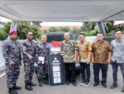 Lantamal V Terima Barang Hibah Mobil Operasional Dari PT. Pelindo