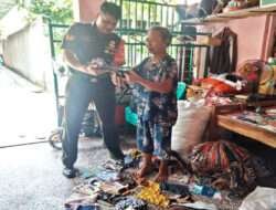 Jelang Bulan Puasa, Babinsa Kelurahan Tipes Sambangi Pelaku UMKM Kain Perca