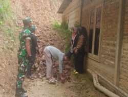 Peduli Terhadap Wilayah Binaannya, Babinsa Koramil 0801/05 Nawangan Bantu Warga Yang Alami Musibah