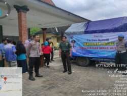 Operasi Pasar Beras Murah, Danramil 0801/03 Arjosari Berharap Bisa Menjadi Upaya Pengendalian Inflasi