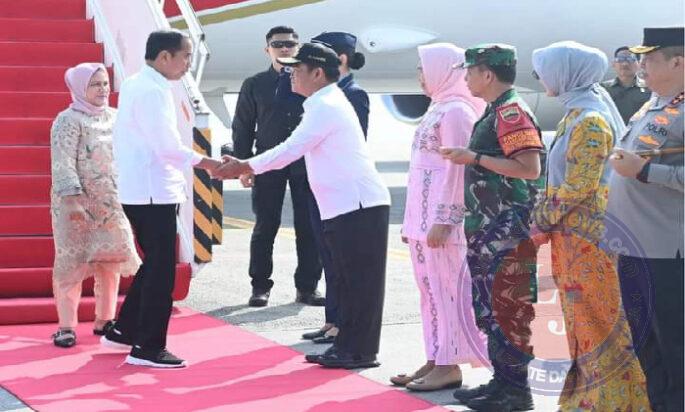 Kunker Ke Sumut, Pj Gubernur Sumut Hassanudin Sambut Kedatangan Presiden Joko Widodo