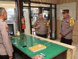 Menjelang Lebaran, Kapolres Pasuruan Cek Kesiap Siagaan Mako Polsek Jajaran