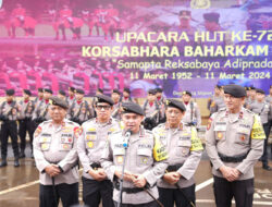 Kabaharkam Polri Sampaikan 7 Pesan pada Peringatan HUT ke-72 Korsabhara Baharkam Polri