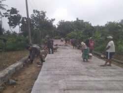 Jelang Penutupan, Satgas TMMD Sengkuyung Laksanakan Finishing