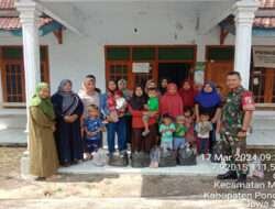 Babinsa Kodim 0802/Ponorogo Lakukan Pendampingan PMT di Desa Binaan