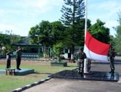 Pimpin Upacara Bendera Tujuh Belasan, Dandim 0801/Pacitan Sampaikan Amanat Pangdam V/Brw