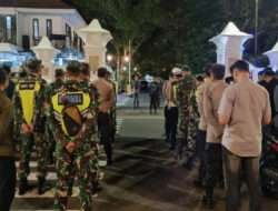 Cipta Kondisi, Kodim 0801/Pacitan Kerahkan Personilnya Untuk Melaksanakan Pengamanan Rontek