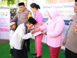 Berbagi Kasih Di Bulan Ramadhan Polres Tanjung Perak Gelar Bansos dan Santuni Anak Yatim