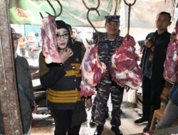 Pemda Kulonprogo bersinergi dengan Lanal Yogyakarta Laksanakan Sidak Pasar Tradisional