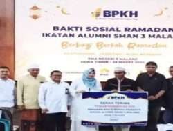 BPKH Gelar Berbagi Berkah Ramadhan Pada Reuni Alumni 84 SMAN 3 Malang