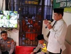 Wujud Kepedulian Kapolres Pelabuhan Tanjung Perak Gelar Buka Bersama Tahanan