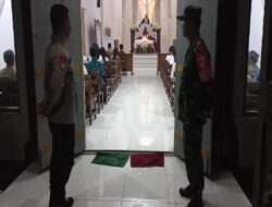 TNI Polri Amankan Ibadah Umat Kristiani