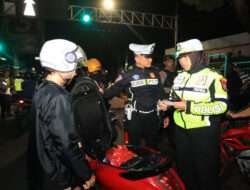 Polisi Amankan Puluhan Ranmor Tidak Sesuai Spektek di Kota Kediri Diduga Balap Liar