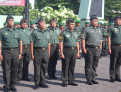 Selamat !! 21 Anggota Kodim 0728/Wonogiri Resmi Memakai Pangkat Baru