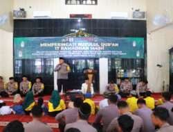Tingkatkan Iman dan Taqwa Polres Pelabuhan Tanjung Perak Peringati Nuzulul Qur’an