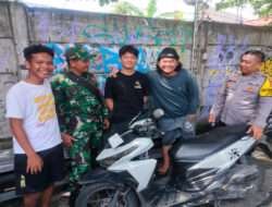 Antisipasi Kenakalan Remaja Babinsa Kelueahan Tipes Sambangi Anak Muda yang Sedang Nongkrong