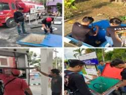 Sidak SPBU, Satreskrim Tipidter Polres Pamekasan Pastikan Stock BBM Aman Jelang Mudik Lebaran 1445 H