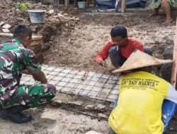 Babinsa Nogosari Aplikasikan Sabta Marga di Wilayah Binaan