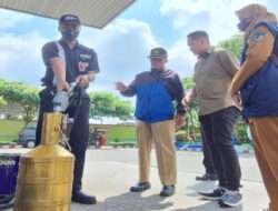 Jelang Mudik Tim Gabungan Polres Kediri Kota Sidak SPBU Periksa Takaran dan Stok BBM