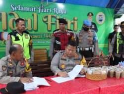 Kapolres Pamekasan Tinjau Kesiapan Pos Pam Ops Semeru Jalur Blackspot Jalan Raya Ambat