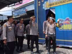 Kapolres Lamongan Cek Pospam dan Posyan Pastikan Kesiapan Personel Operasi Ketupat Semeru 2024