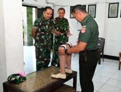Dandim 0726/Sukoharjo Serahkan Bantuan Kaki dan Tangan Palsu dari Yayasan Benih Baik dan We Love Other (WLO)