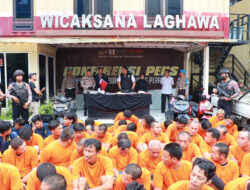 Jelang Hari Raya Idul Fitri 1445 H Polres Tanjung Perak Berhasil Ungkap 55 Kasus Dengan 60 Tersangka