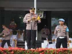 Kapolres Pasuruan Pimpin Apel Kesiapan Pengamanan Malam Takbir Idul Fitri 1445 H /2024 M