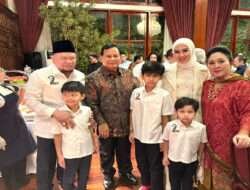 LaNyalla Silaturahmi dan Bernostalgia  dengan Prabowo Saat Hadiri Open House