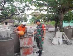 Momen Lebaran, Jadikan Komsos sebagai Binter Babinsa Karangjati Kepada Seluruh Warga Masyarakat di Wilayah
