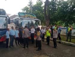 Pantau Arus Balik Lebaran, Kodim 0801/Pacitan Siagakan Personilnya Di Terminal Tipe A Pacitan