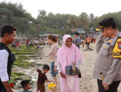 Polres Pacitan Siagakan Personel di Sejumlah Objek Wisata Pastikan Pengunjung Aman dan Nyaman