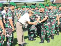 Dandim 0806/Trenggalek Pimpin Apel Gabungan Pasca Cuti Lebaran