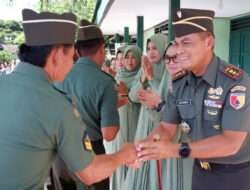 Momentum Penuh kebersamaan, Kodim 0801/Pacitan Gelar Acara halal bihalal