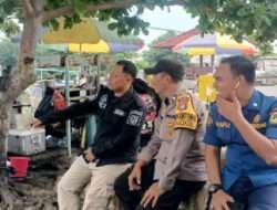 Bhabinkamtibmas Pulau Kelapa Jalin Silaturahmi dengan Warga, Himbauan Hindari Percaya Berita Hoax Pasca Pemilu 2024