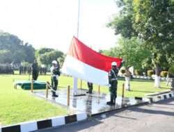 Upacara Bendera 17 an, Dandim 0802/Ponorogo Baca Amanat Panglima TNI