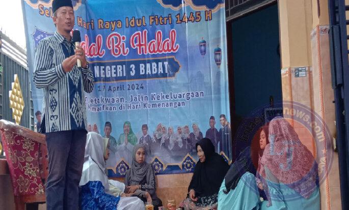 Mempererat Tali Silaturrahim, Menguatkan Rasa Kekeluargaan, SMP Negeri 3 Babat Gelar Halal bi Halal