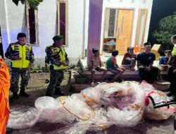 Polres Tulungagung Amankan Sejumlah Balon Udara Siap Diterbangkan