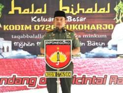 Dandim 0726/Sukoharjo Gelar Halal Bihalal dengan Keluarga Besar Kodim 0726/Sukoharjo dan Insan Pers Sukoharjo