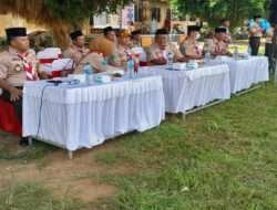 Kehadiran Danramil 0806-09 Tugu dan Forkopimca Warnai Upacara Pembukaan Pesta Siaga Kwartir Ranting Tugu Tahun 2024