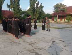 Babinsa Simo Pantau Kegiatan Kenaikan Tingkat Perguruan Silat