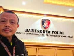 Jusuf Rizak ke Bareskrim Polri Lengkapi Data Korupsi Dana Hibah BUMN PWI Pusat RP.2,9 Milyar