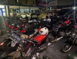 Polres Blitar Kota Jaring 44 Motor Berknalpot Tidak Sesuai Spektek