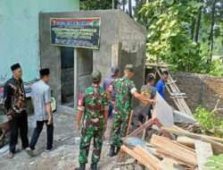 Bangun MCK Umum, Upaya Kodim 0802/Ponorogo Tingkatkan Kualitas Hidup Kesehatan Warga