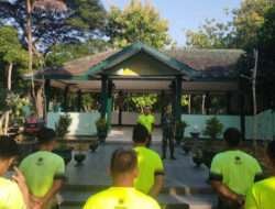 Penuh Semangat Dan Kebersamaan, Para Personil Kodim 0801/Pacitan Olah Raga Lari Bersama