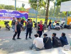 Puluhan Polisi Patroli Cegah Konvoi Kelulusan Sekolah di Jombang