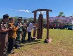 Bunyi kentongan, Pertanda TMMD Sengkuyung Tahap II Kodim 0728/Wonogiri Resmi di Buka