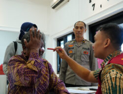 Bakti Kesehatan Polres Ponorogo Gelar Screening Katarak dan Bibir Sumbing