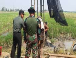 Dansatgas TMMD Reguler Ke-120 Kodim 0726/Sukoharjo, Tinjau Pembangunan Sasaran Fisik Sumur Bor