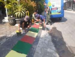 Jelang Penutupan Karya Bakti Daerah Tahap I TA. 2024 Koramil 04/Jebres Bersama Masyarakat Genjot Pengerjaan Finishing